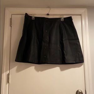 H&M pleather skirt
